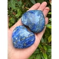 thumbnail image 4 of Lapis Lazuli Gemstone Hearts, Polished Lapis Lazuli Puffy Hearts, Lapis Lazuli Palm Stone, Lapis Lazuli Heart (1 Heart), 4 of 9