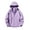 Purple, variant on Womens Coats Lightweight Waterproof Jackets Packable Outdoor Hooded Windbreaker Purple,L