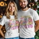 thumbnail image 3 of Camisetas casuales de manga corta con estampado de conejo de Pascua para hombre, 3 of 8