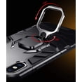thumbnail image 4 of Étui iPhone SE2 (4.7 Pouces), Support Anneau en TPU Souple et Protection PC Robuste, Étui Antichoc Noire (iPhone SE2), 4 of 7