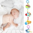 thumbnail image 1 of Neinkie Realistic Stroller Plush Toy Exquisite Workmanship Fabric Portable Transportation Shape Stuffed Doll for Baby, 1 of 9
