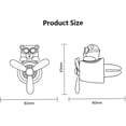 thumbnail image 4 of Ambientador de aire para coche con diseño de oso de dibujos animados, ventilador de salida de aire automotriz, clips de ventilación, difusor de aroma, perfume para coche, adorno de aromaterapia, accesorios para coche JM, 4 of 5