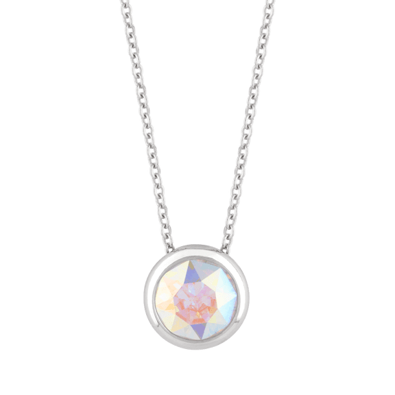 Forever Crystals Adjustable Grace Necklace Aurora Borealis