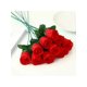 thumbnail image 3 of 20pcs Red Artificial Roses, Silk Flowers, Fake Flowers For Living Room Decoration, Wedding Accessories, Valentine'S Day Gifts (Vase Not Included), 3 of 4