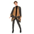 thumbnail image 6 of Women's Shawl Wrap Poncho Ruana Cape Cardigan Sweater Open Front for Spring Fall Winter (PC01-4D-II), 6 of 11