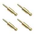 thumbnail image 1 of ELAYARD 4pcs Door Hooks Brass Single Hook Golden for Practical Use, 1 of 6