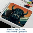thumbnail image 6 of Yak Printed Square Desk Pad Mouse Pad Desk Mat Non-Slip Rubber Bottom – 8.3x9.8 Inch – Suitable for Office and Gaming, 6 of 6