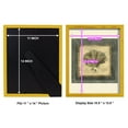 thumbnail image 4 of Mini Exotic Coral VI (U) - Framed Print w/glass - Sunflower Yellow, 4 of 7