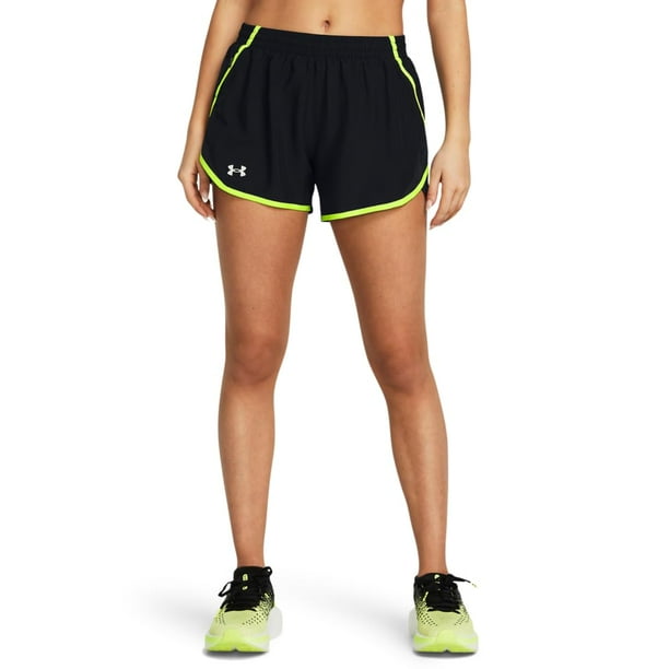 Pantalones cortos Under Armour para mujer Fly by Black/Yellow M