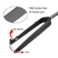 thumbnail image 2 of TOSEEK Mountain Bike Fork 26/27.5/29" Carbon Rigid Fork Disc Brake MTB Bike Front Forks 9mm QR, 2 of 7