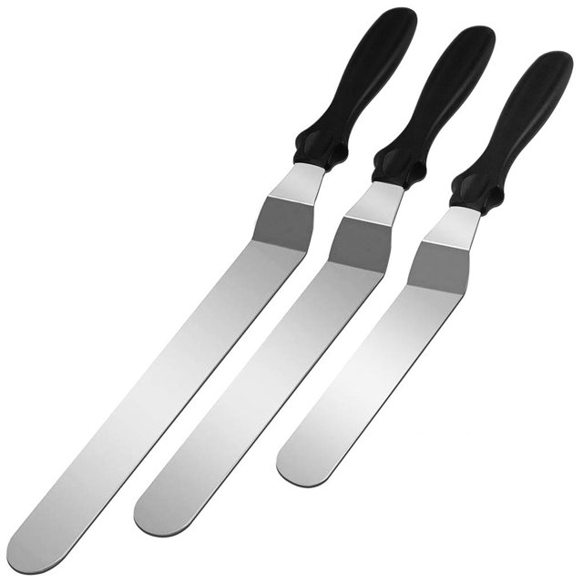 Toystoory Espátula para glaseado Cuchilla para glaseado de acero inoxidable Espátula multifuncional con sabor en U Espátula en forma de U Juego de Cocina y Comedor No.1 Toystoory HA027802-01