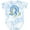 Tie Dye Blue, variant on Inktastic 3-21 World Down Syndrome Day Blue and Yellow Rainbow Ribbon Boys or Girls Baby Bodysuit