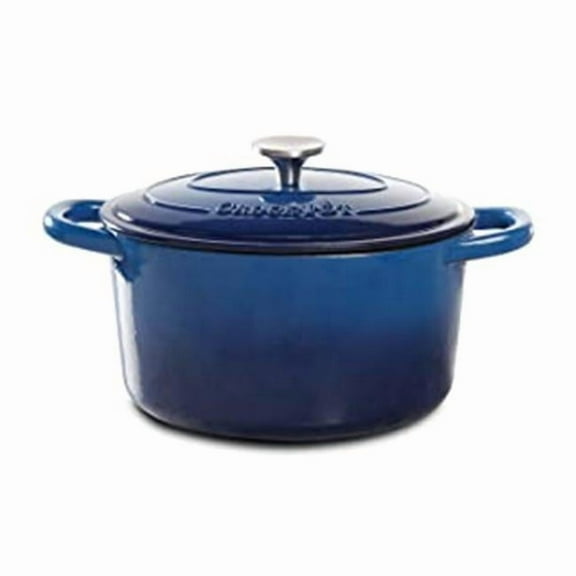 5 qt Crock Pot Dutch Oven, Blue