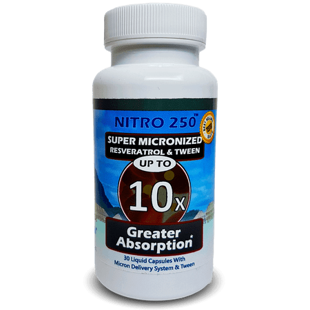 Nitro250: Super micronisée Resveratrol 250mg émulsionnée
