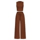 thumbnail image 1 of Conjunto de Ropa Casual de Verano para Mujer PRETTYGARDEN 2 Piezas Marrón S, 1 of 8