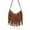 Brown, variant on Jkerther Women Girl Celebrity Tassel Suede Fringe Shoulder Messenger Handbag Cross Body Bag
