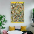 thumbnail image 6 of Simpsons Wall Hanging Painting Wall Art Canvas Paintings Posters Home Decorations 16x24inch(40x60cm), 6 of 8