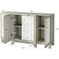 thumbnail image 2 of Tribesigns 7-Shelf Corner Bookshelf, Large ModernStorage Display Rack for Living Room, Rustic Brown, 2 of 7