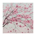 thumbnail image 4 of Acheng Pink Flowers Square Tablecloth Washable for Home Kitchen Outdoor Decoration 100% Polyester Fiber 46*46, 4 of 8