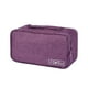 thumbnail image 2 of Bolso organizador de ropa interior de viaje de lona con diseño de múltiples compartimentos para sujetadores y calcetines - Bolsa de almacenamiento para artículos de aseo de gran capacidad, 2 of 9