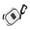 White, variant on For AirPods 3 Switch Button Hybrid with Belt Loop - Blue