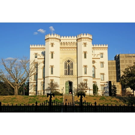Laminated Poster Baton Rouge Castle Old State Capitol
