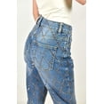 thumbnail image 4 of Jeans con patron geometrico /Juvenil, 586 (Azul medio) azul 3, 4 of 6
