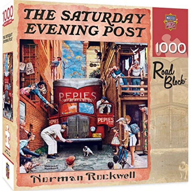 MasterPieces Saturday Evening Post Jigsaw Puzzle, Norman Rockwell Road