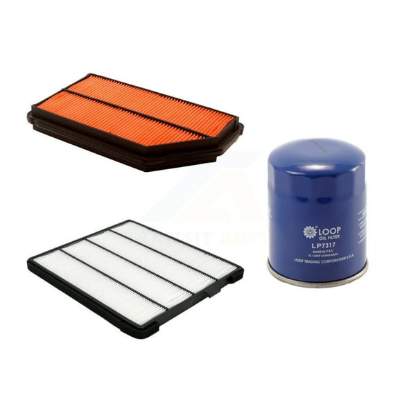 PUR 1x Air + 1x Cabin + 1x Engine Oil Filter Filter (3 Total) Kit for Car Honda Pilot Acura MDX KFM-100255