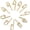 Gold, variant on 100x High Capacity Metal Curtain Hooks Strong Rotating Hangers for Drapes Blinds