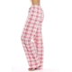 thumbnail image 2 of Pantalones de pijama para mujer con bolsillos, pantalones de pijama a cuadros de franela suave para mujer, 2 of 4