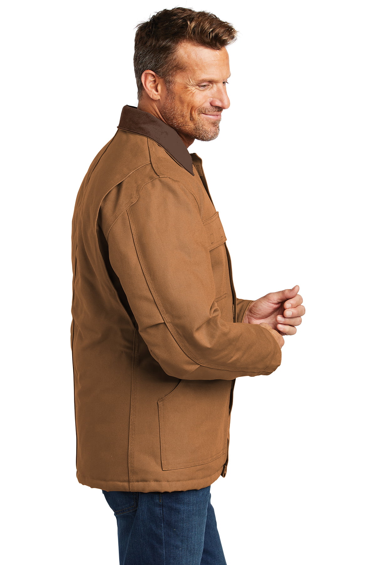 Custom Carhartt® Duck Traditional Coat / Arctic Quilt Lined Mens