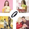 thumbnail image 5 of PillyBalla tiger eye bracelet, 7 Charka Healing Meditation Unisex Bracelet, bracelet 8mm natural stone, bracelet pink crystal bracelet - 2pcs, 5 of 7