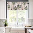thumbnail image 2 of PKQWTM Palm Trees Window Curtain Valance Rod Pocket 54x18 inch, 2 of 5