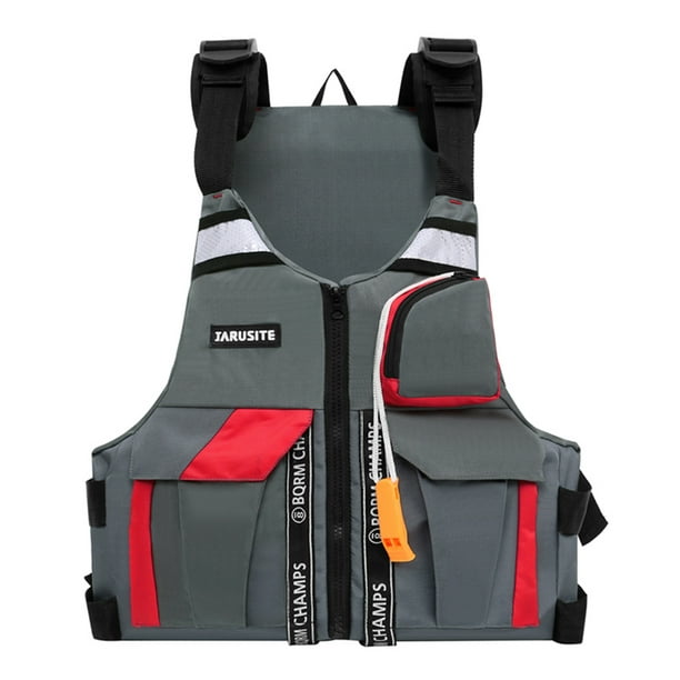 JARUSITE Fishing Life Jacket Adults Life Jacket Adult Life Vest Safety  Float Suit for Water Sports Kayaking Fishing Surfing Canoeing Survival  Jacket 