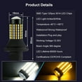 thumbnail image 4 of Switchback Dual Color LED Bulbs For Toyota Tundra SR SR5 Limited 2022-2026 Front Turn Signal Light + Daytime Running Lights DRL Yellow White, 4 of 7