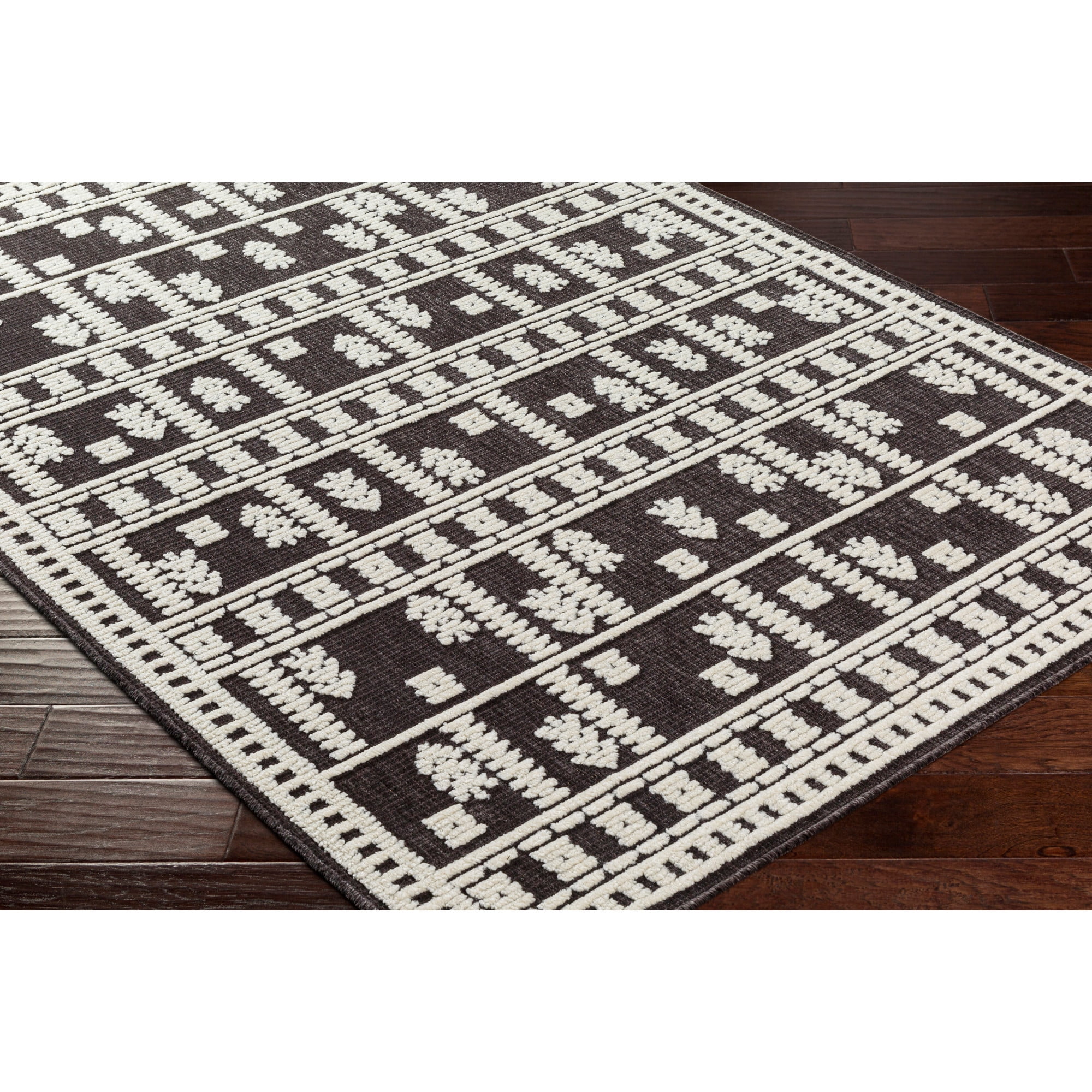 Artistic Weavers  Charcoal 5' x 8'  Machine Washable Rectangle Area Rug