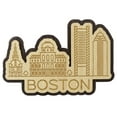 thumbnail image 5 of Printtoo Souvenir Multiple Boston Massachusetts City Wooden Engraved Fridge Magnet, 5 of 5