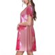 thumbnail image 2 of Disketp Pink Balloon Puppy Art para Vestido de Manga Corta para Mujeres, Vestidos de Verano para Mujeres, Casual y Holgado para la Playa, 2 of 6