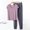 Dark Gray, variant on Womens Pajamas Oversized Solid Color Lightweight Sleepwear with Pants Casual Crew Neck Short Sleeve Pajamas Womens Summer Pajamas