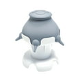 thumbnail image 1 of Cuenco de leche para mascotas, estación de lactancia, animales pequeños, altura ajustable, boquillas múltiples, cuenco de alimentación de leche para m Base hueca gris, 1 of 10