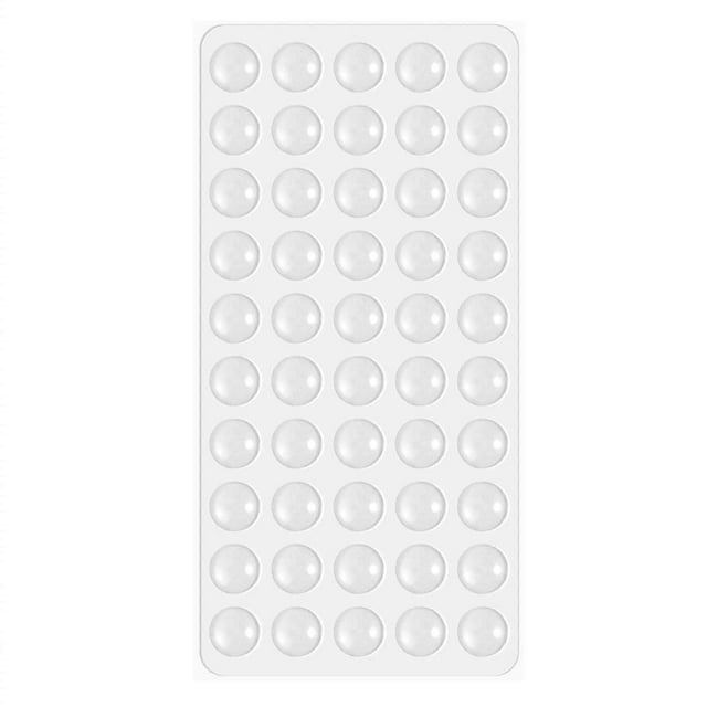 100 Pcs Self Adhesive Rubber Feet Transparent Bumper Pads For Furniture Glass Tables Crafts Wall Protectors 8x2.4mm