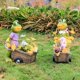 thumbnail image 4 of Estatua de jardín Zulema prueba de agua para plantar flores Gran estatua de rana, 4 of 7