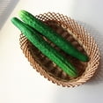 thumbnail image 2 of JINGT Realistic Simulation Vegetables Ornament Soft Rtificial Fake Aubergine Cucumber Ornament For Restaurant Decor Vegetables Photo P Cucumber, 2 of 5