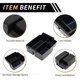 thumbnail image 4 of Bandejas organizadoras del consola central Unique Bargains para Jeep Wrangler JK JKU Rubicon Sport 2011-2018, bandeja de inserción para almacenamiento en el reposabrazos, plástico negro azul, 4 of 6