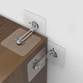 thumbnail image 2 of 5 piezas de anclajes adhesivos para muebles de pared sin taladro, kit de correas antipuntas para muebles a prueba de bebés, estantería segura para tocador, armario para pared, 2 of 5