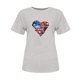 thumbnail image 2 of Camisetas de Manga Corta para las Mujeres Día de la Independencia Impresión Básica Camiseta de Verano, Cuello Redondo Casual Camiseta Blusa, 2 of 4