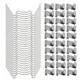 thumbnail image 1 of 100Pcs Greenhouse Glass Pane Clips Greenhouse W Wire Clips Glazing Z Type Clips, 1 of 4