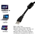 thumbnail image 3 of Tarjeta de sonido USB externa 5H, adaptador de Audio, tarjeta de sonido estéreo externo, Mini conector de micrófono para auriculares, 3 of 7