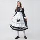 thumbnail image 4 of Disfraz clásico de sirvienta de Manor Abbey, disfraz de sirvienta francesa de Lolita, camarero de cafetería, disfraz de carnaval, vestido de fiesta elegante de Halloween, 4 of 5